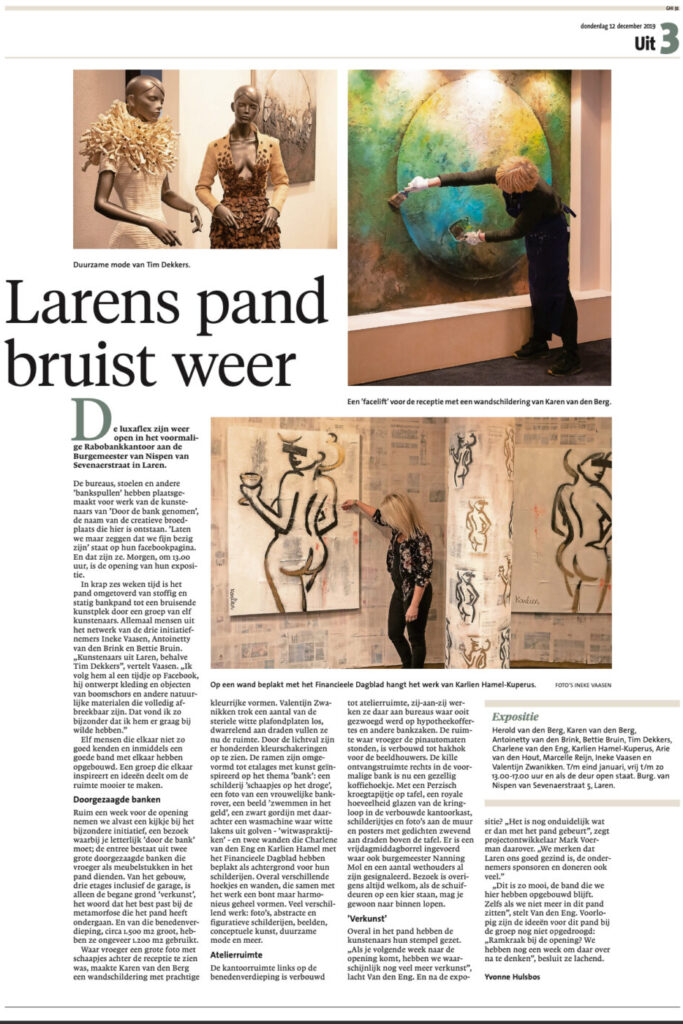 Artikel Gooi&Eemlander Door de bank genomen
